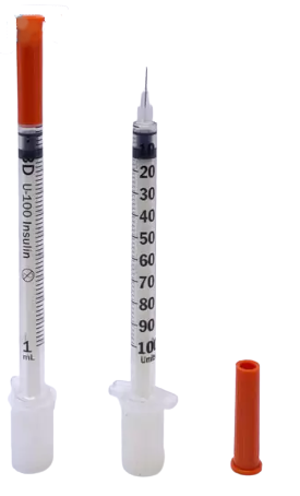 BD Micro-FineTM+ U100 Insulin Syringe 1ml 29g 12.7mm - Pack of 10